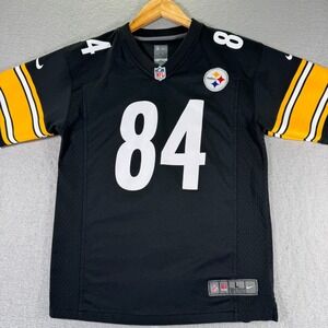 Antonio‎ Brown #84 Pittsburgh Steelers Jersey Youth Large  14-16 Black NFL Nike